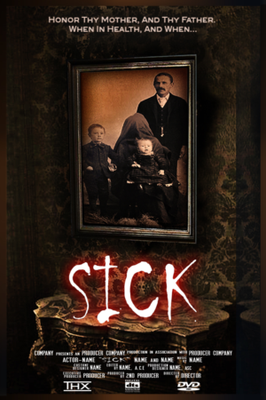 Production Company Needs Eerie Poster for Disturbing Movie titled 