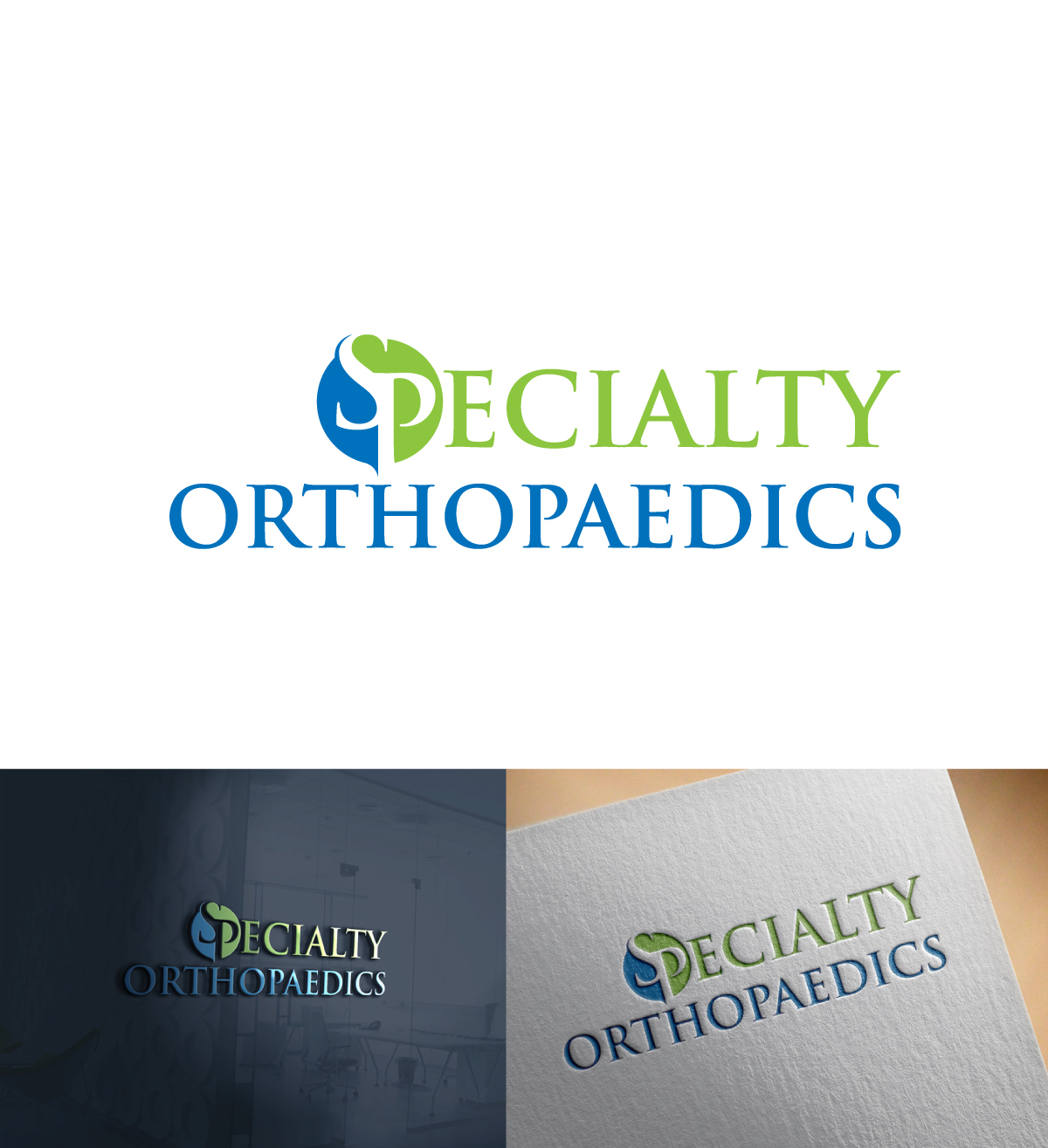 Logo-Design von imyounuspathan 2 für Specialty Orthopaedics, LLC | Design #18705907