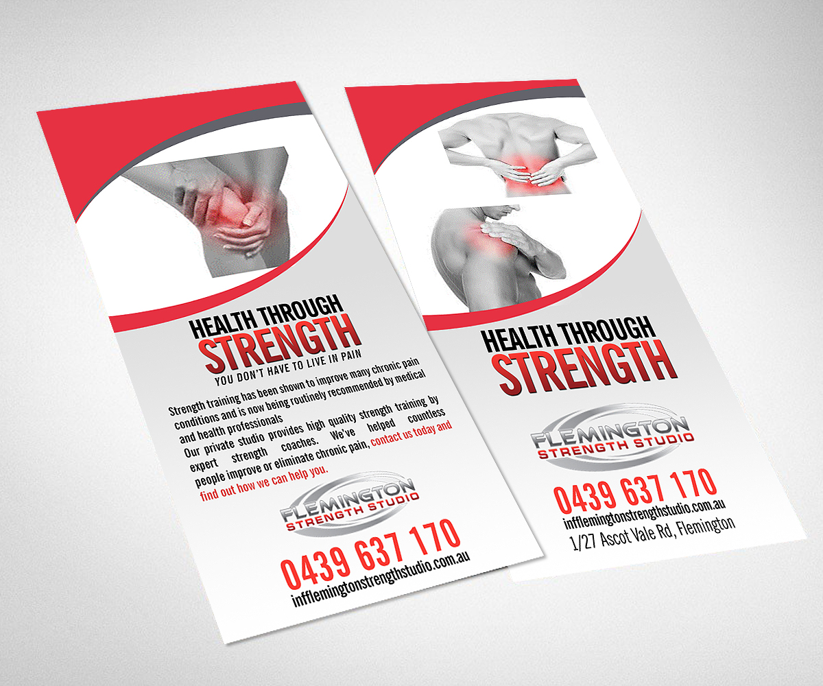Flyer-Design von Designers Hub für Flemington Strength Studio | Design #18695363
