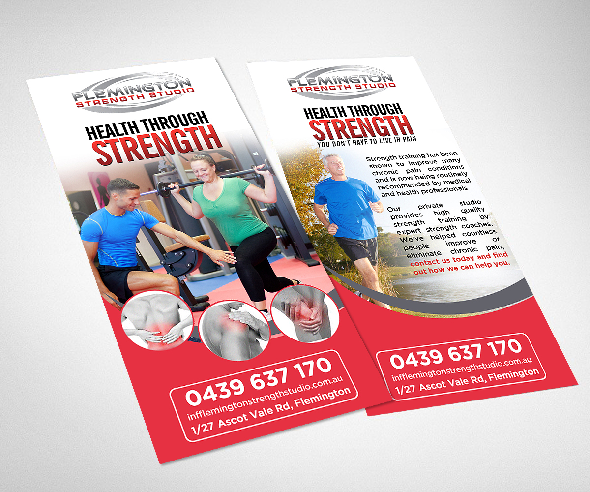 Flyer Design by Designers Hub for Flemington Strength Studio | Design #18698798