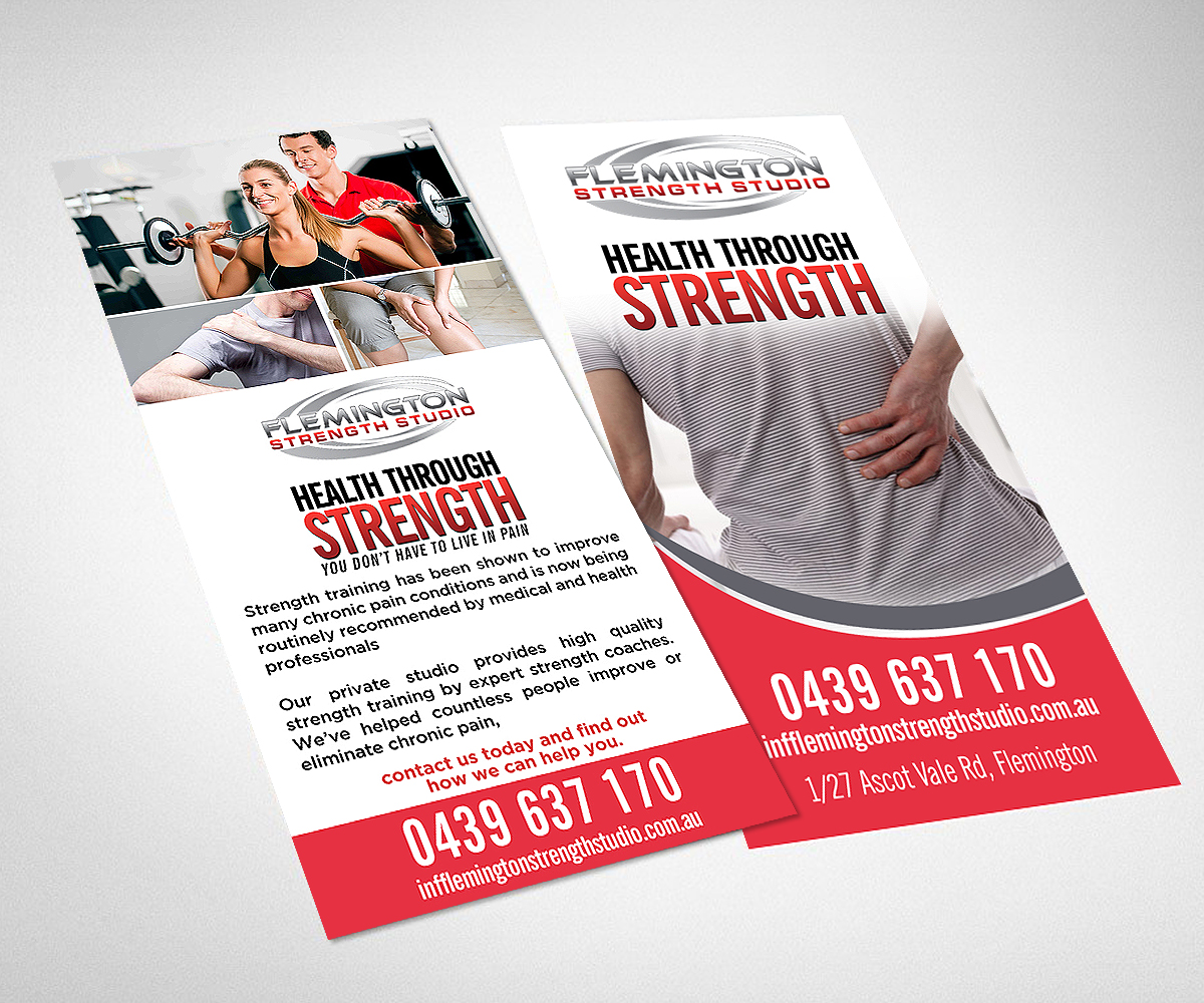 Flyer Design by Designers Hub for Flemington Strength Studio | Design #18780992