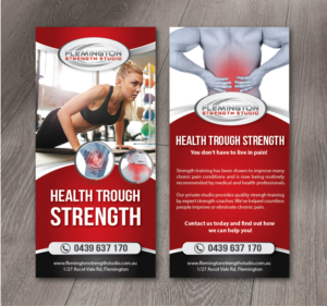 Flyer Design by alex989 for Flemington Strength Studio | Design: #18708657