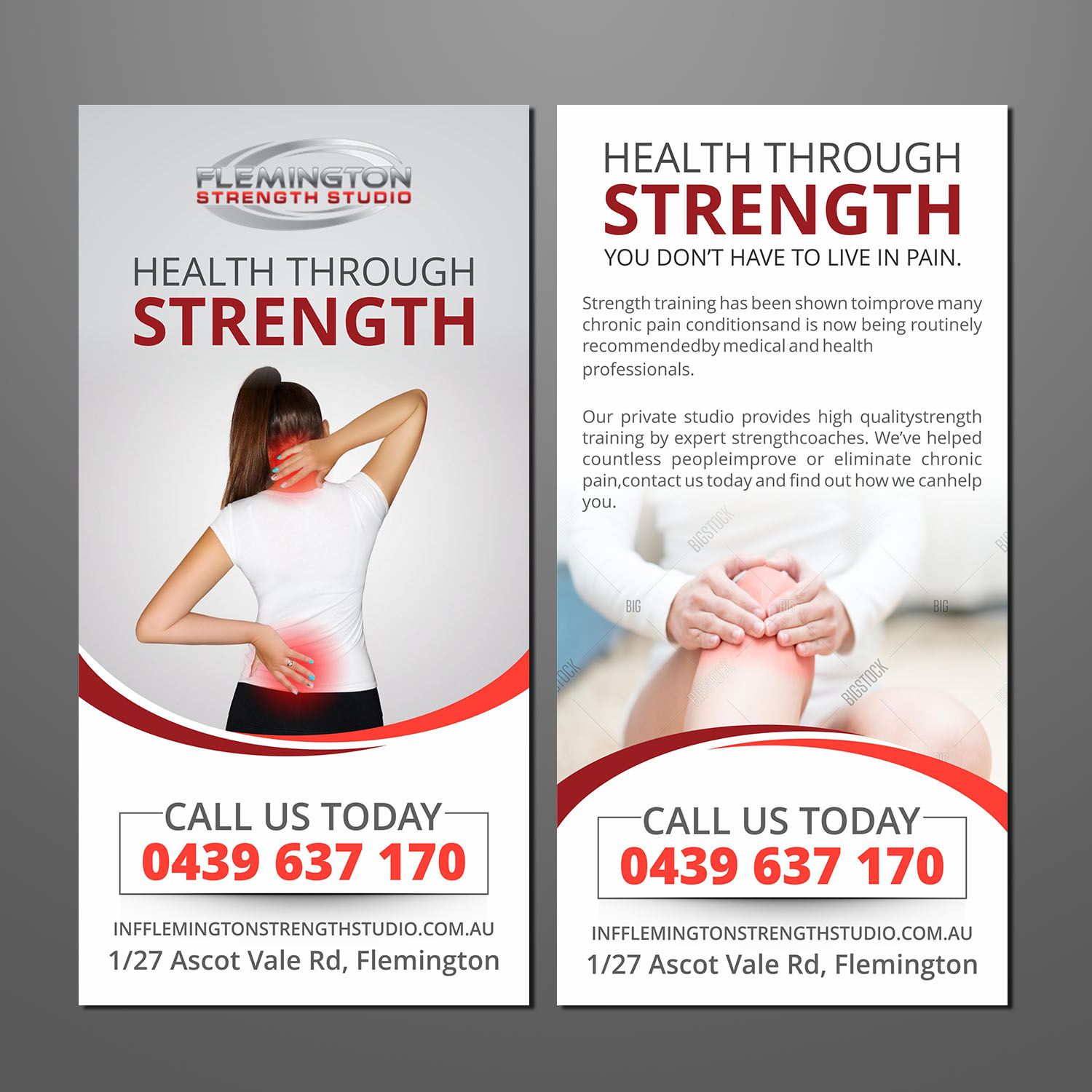 Diseño de Flyer por aspiremedia para Flemington Strength Studio | Diseño #18695782