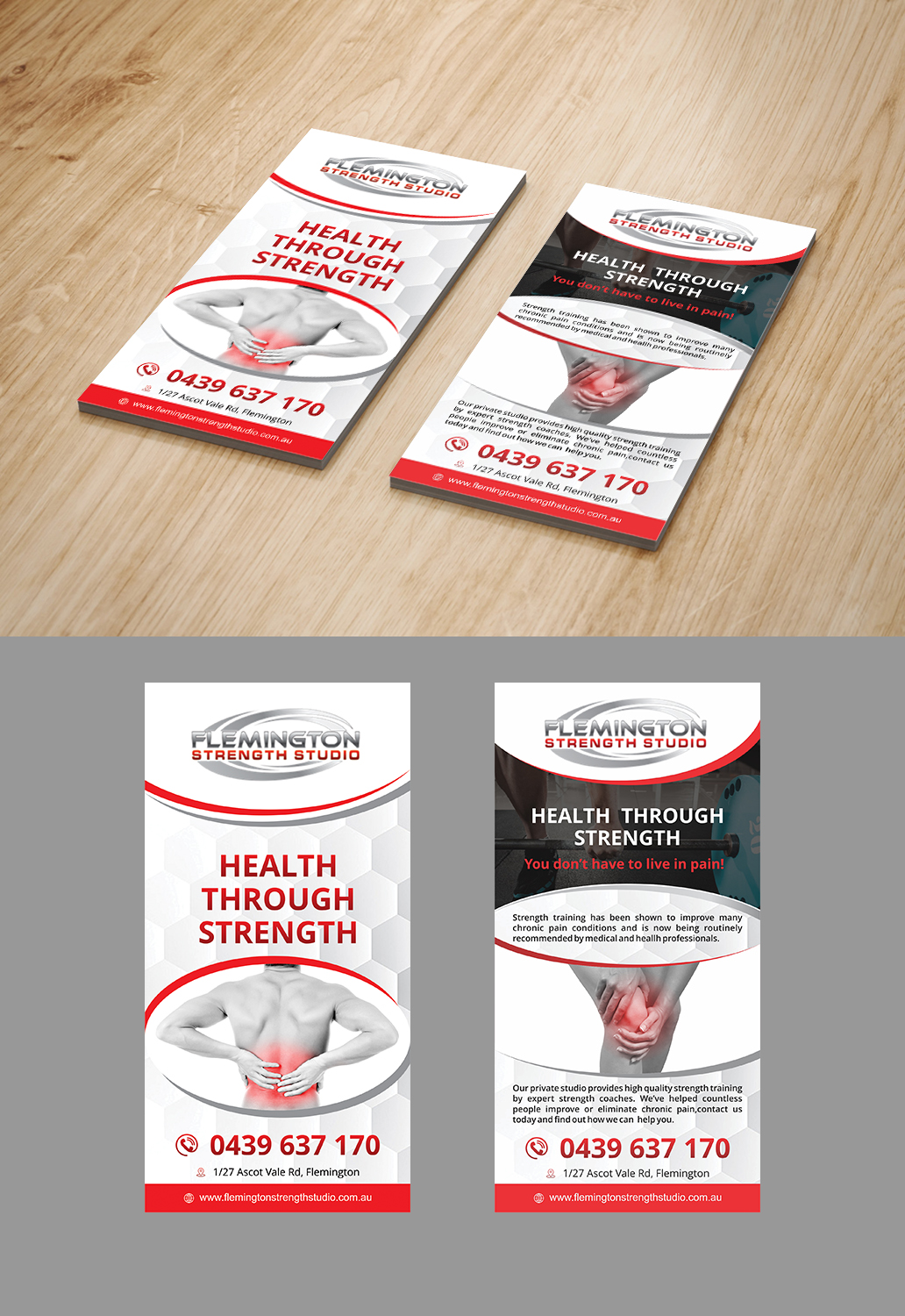 Flyer Design by ecorokerz for Flemington Strength Studio | Design #18710713