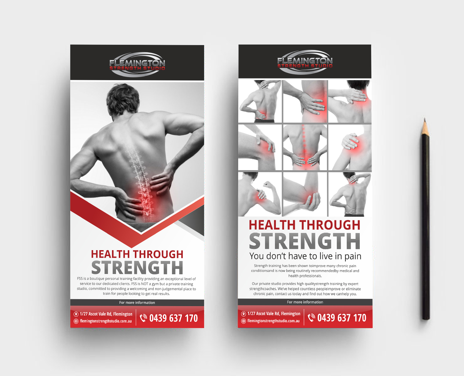 Flyer Design by ecorokerz for Flemington Strength Studio | Design #18710783