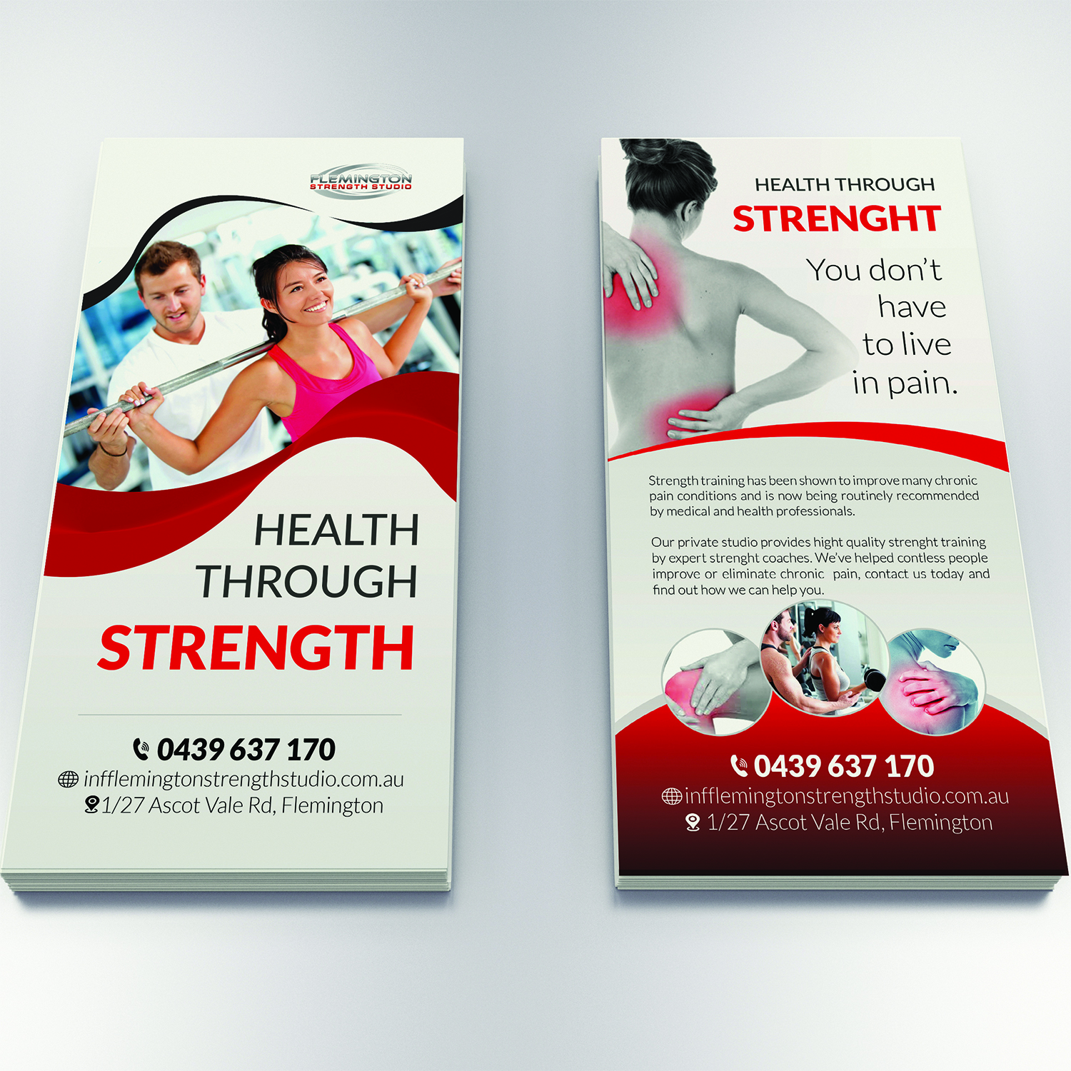 Flyer Design by Mishuy for Flemington Strength Studio | Design #18736462