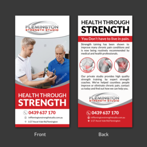 Flyer Design by Schöpfer for Flemington Strength Studio | Design: #18708190