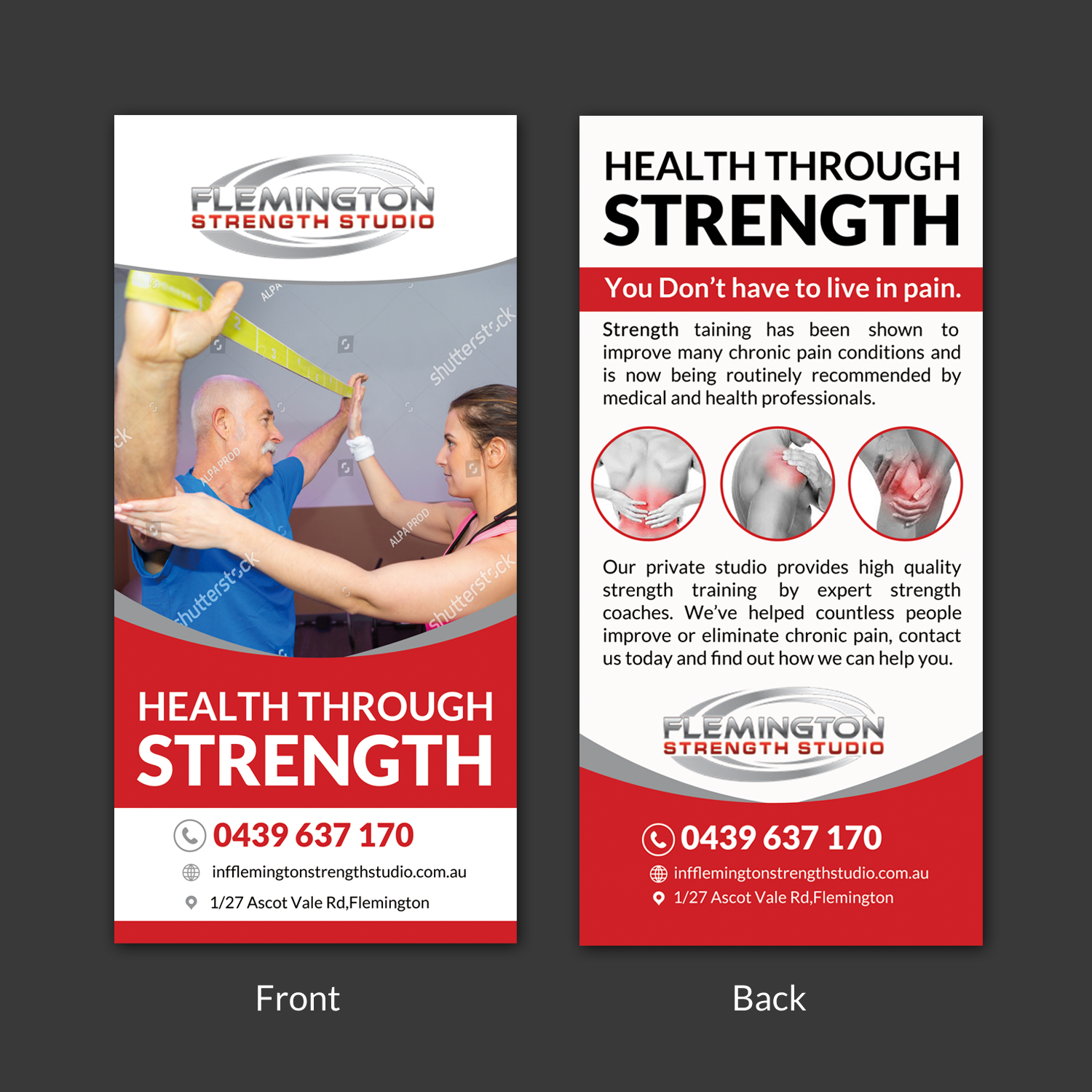 Diseño de Flyer por Schöpfer para Flemington Strength Studio | Diseño #18708192