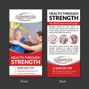 Flyer Design by Schöpfer for Flemington Strength Studio | Design: #18708192
