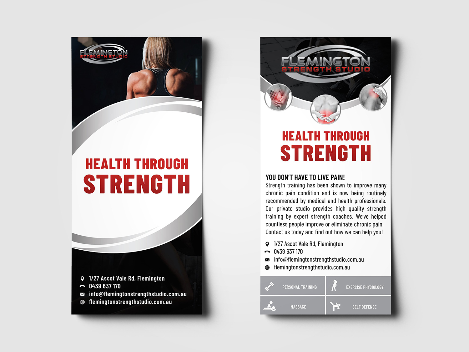 Flyer Design by Axmal_Etalon for Flemington Strength Studio | Design #18698198