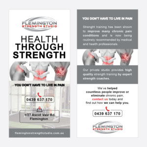 Flyer Design by wrst for Flemington Strength Studio | Design: #18746861