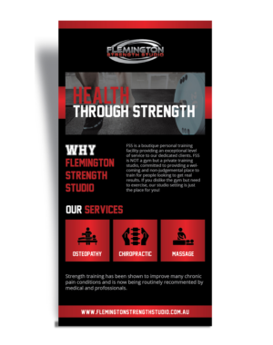 Design de Flyer par ilovedesign1 pour Flemington Strength Studio | Design #18750078