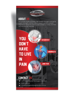Flyer Design by ilovedesign1 for Flemington Strength Studio | Design: #18750079