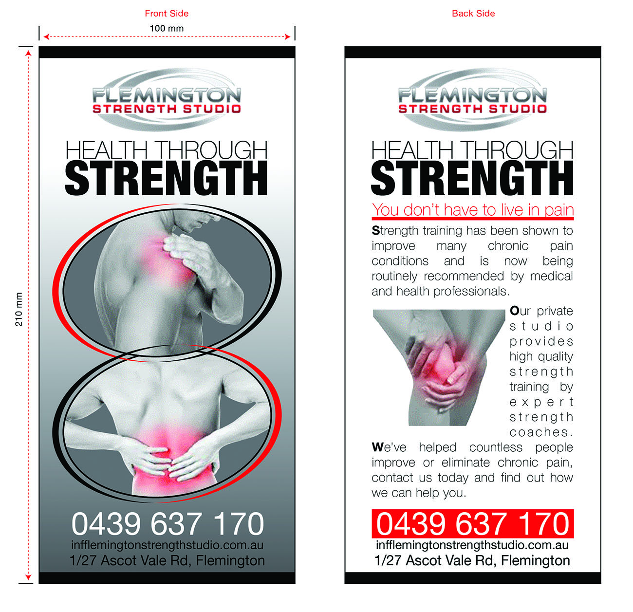 Diseño de Flyer por M Graphic para Flemington Strength Studio | Diseño #18715430