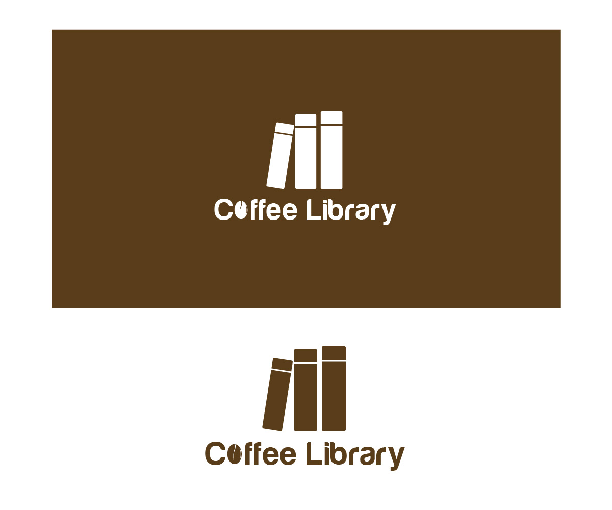 Logo-Design von Isnah Logo für Coffee library | Design #18699509