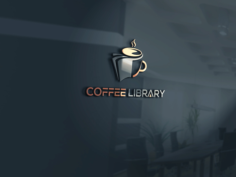 Diseño de Logo por Partho 4 para Coffee library | Diseño #18706888