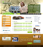 Web Design by weathered83 for JobQuake | Design: #52651