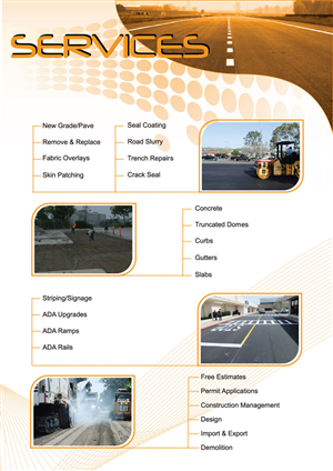 Flyer Design by Rudvan for Eagle Paving | Design: #660557