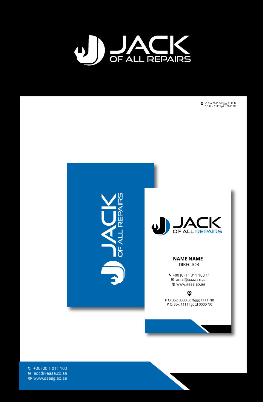 Logo Design by zebronicgraphic for Jack of All Repairs | Design #18701812