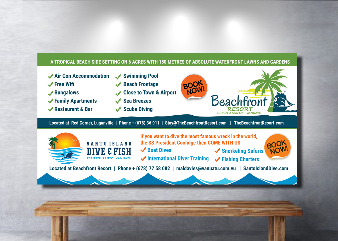 Poster-Design von uk für Beachfront Resort | Design #18710241