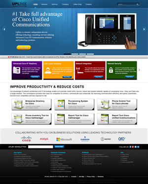 Web Design par NABS DESIGN pour Uplinx | Design : #2854123