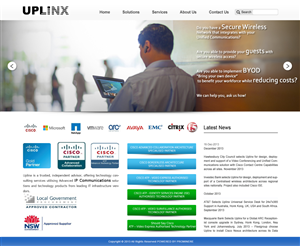 Web Design by veeranath for Uplinx | Design #2855150