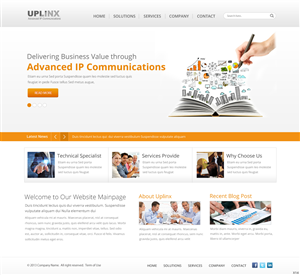 Web Design par pb pour Uplinx | Design : #2847016