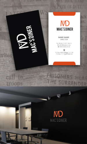 Mac's Diner | Logo Design by zebronicgraphic