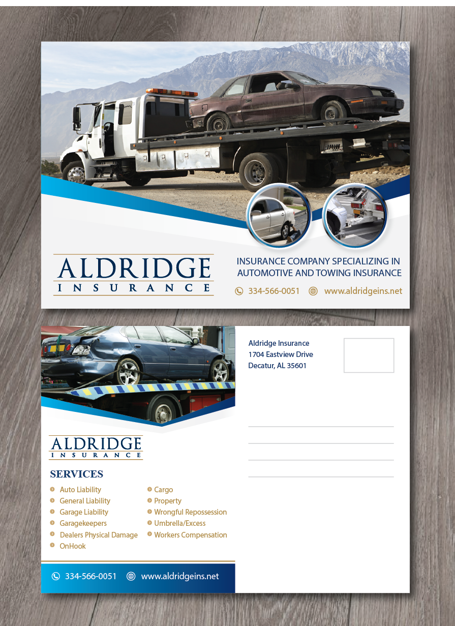 Postcard Design by alex989 for Chase Aldridge | Design #18720746