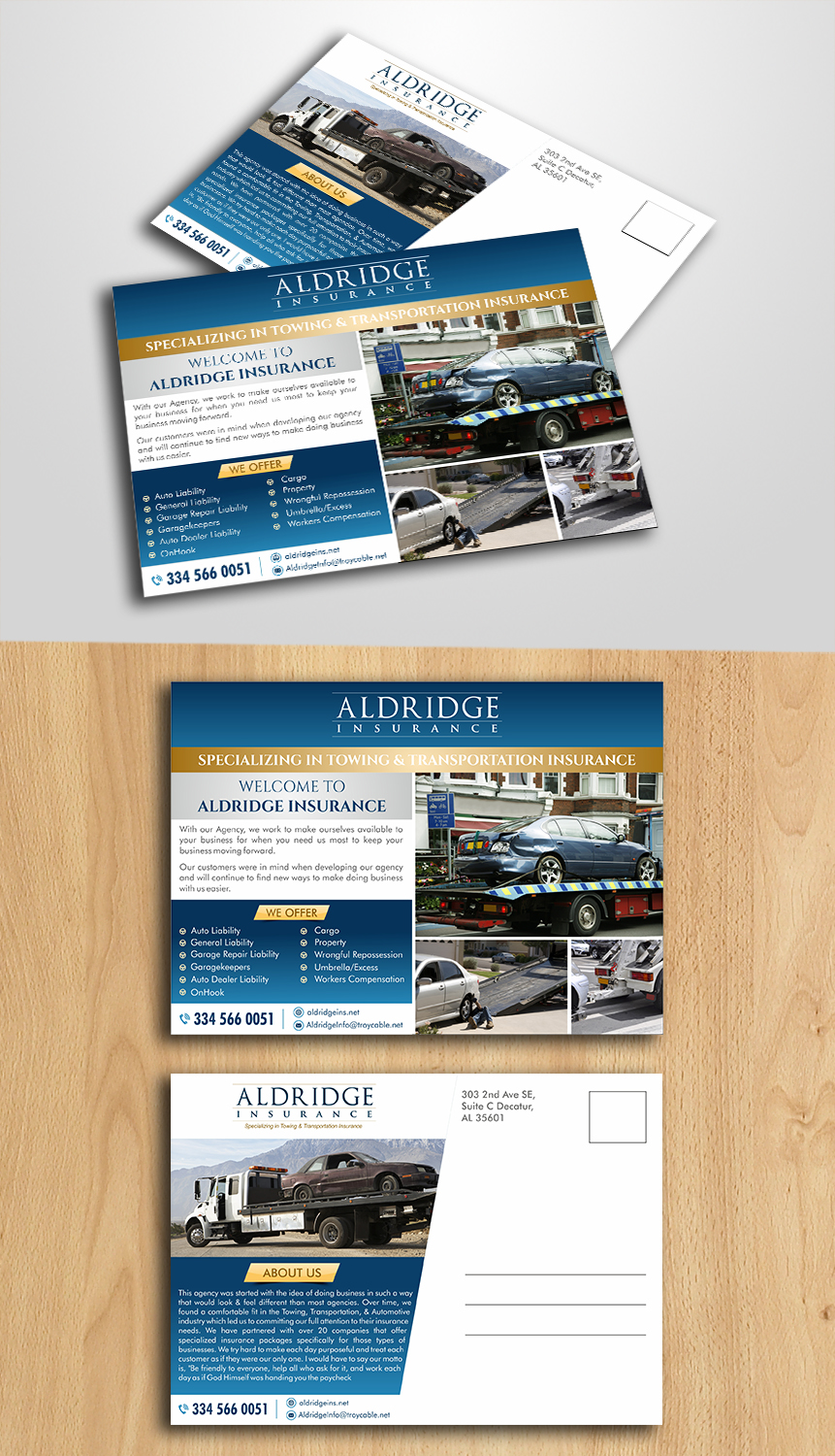 Postcard Design by ecorokerz for Chase Aldridge | Design #18749902
