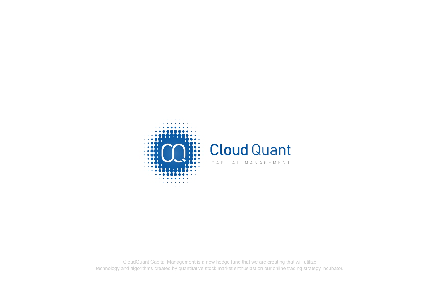 Logo Design by Exotic Blue for CloudQuant LLC | Design #18745700