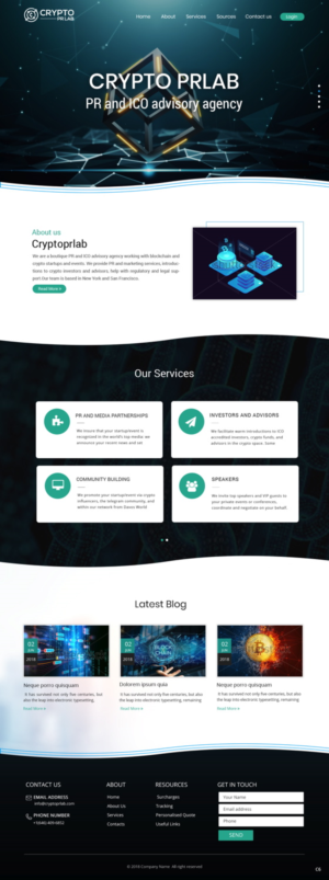 Wordpress Design by pb for this project | Design: #18724034