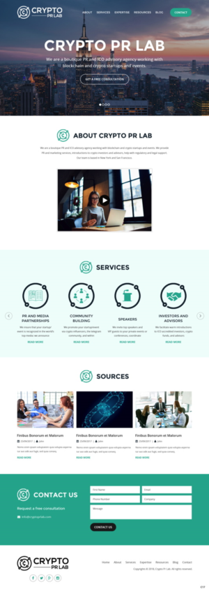 Wordpress Design by pb for this project | Design: #18724035