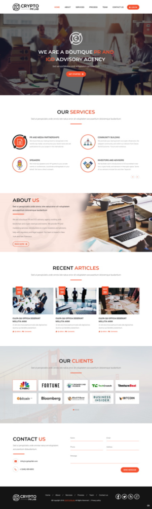 Wordpress Design by pb for this project | Design: #18724036