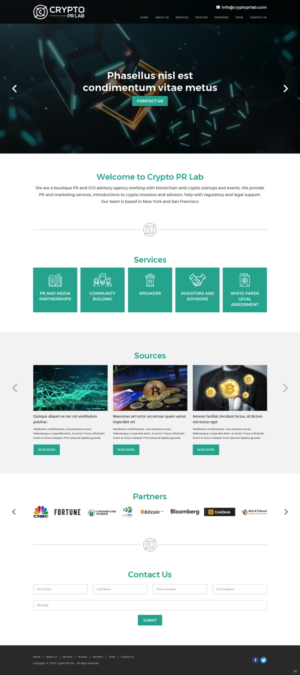 Wordpress Design by pb for this project | Design: #18724040