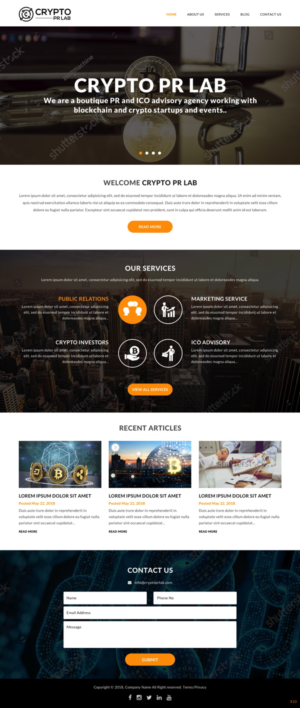 Wordpress Design by pb for this project | Design: #18724041
