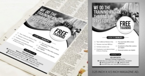 Food Safety 1-California workers only | Flyer Design by ARTOGRAPHY