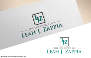 The Law Office of Leah J. Zappia | Logo Design by Juli creation