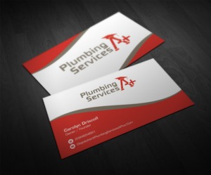 business card design for a plumbing contractor | Business Card Design by Pointless Pixels India