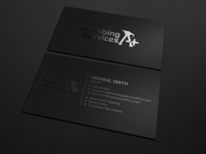 Business Card Design by Tripti Ranjan Gain for plumbing services A+ | Design: #18729979