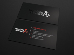 Business Card Design by Tripti Ranjan Gain for plumbing services A+ | Design: #18729980