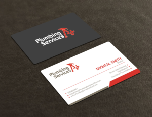 Business Card Design by Tripti Ranjan Gain for plumbing services A+ | Design: #18730002
