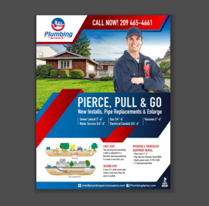 flyer for a plumbing company in california | Design de Flyer par Pinky 