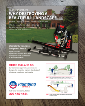 flyer for a plumbing company in california | Design de Flyer par Alexandar