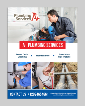 flyer for a plumbing company in california | Design de Flyer par AbyJohns
