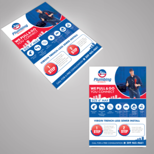flyer for a plumbing company in california | Flyer-Design von TuktukiShree