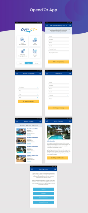 App Design by Brajpal Freelance Website Designer for HOMOTEC SERVICIOS INFORMATICOS SL | Design: #18732791