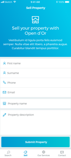 App Design by Scott Broughton for HOMOTEC SERVICIOS INFORMATICOS SL | Design: #18757387