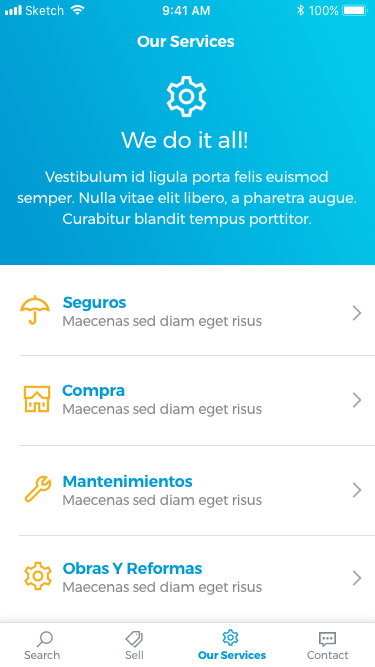 App Design by Scott Broughton for HOMOTEC SERVICIOS INFORMATICOS SL | Design #18757388