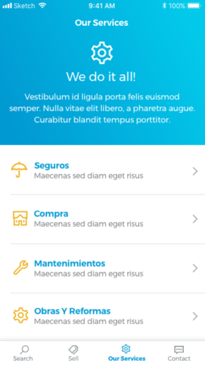 App Design by Scott Broughton for HOMOTEC SERVICIOS INFORMATICOS SL | Design: #18757388